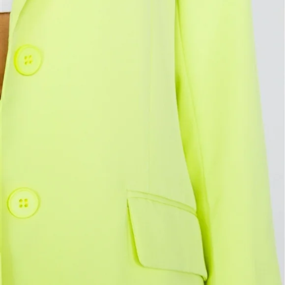 Lemonade Relaxed Fit Boyfriend Casual Blazer - Picture 6 of 6